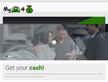 Tablet Screenshot of mycar4cash.com